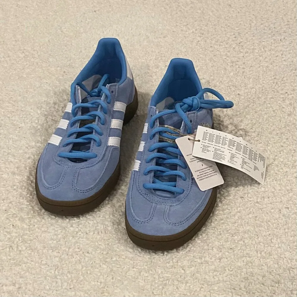 ADIDAS HANDBALL SPEZIAL EXCELLENT 6 1/2 LIGHT BLUE